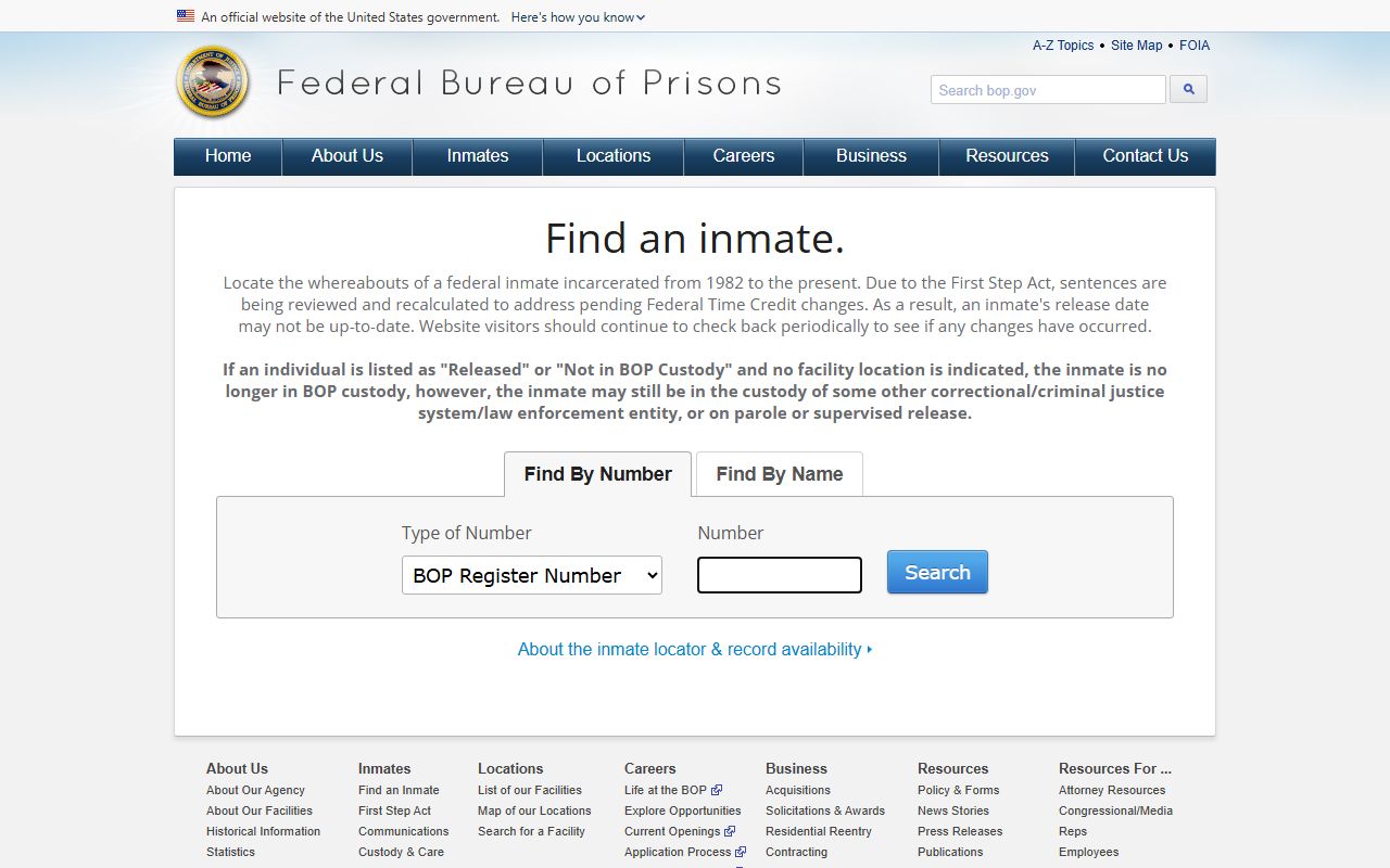 Clackamas County criminal court records federal inmate locator distinction
