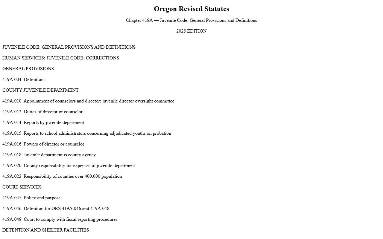 Clackamas County probate records and juvenile confidentiality limits